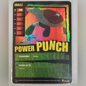 Teen TItans Go CCG - Power Punch - Rare Holo DC Comics Card